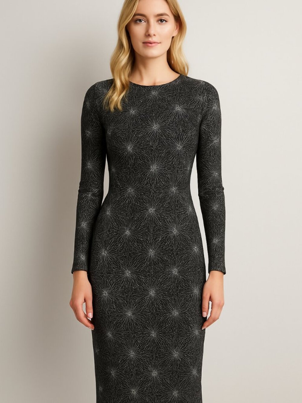 Black & silver sparkly bodycon dress #bodycon #party #glamour
